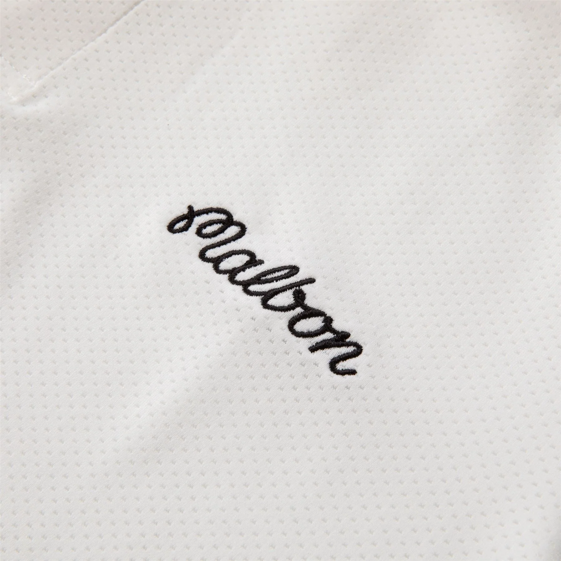 Evergreen Raglan Sleeve Mesh Polo White - Image 3