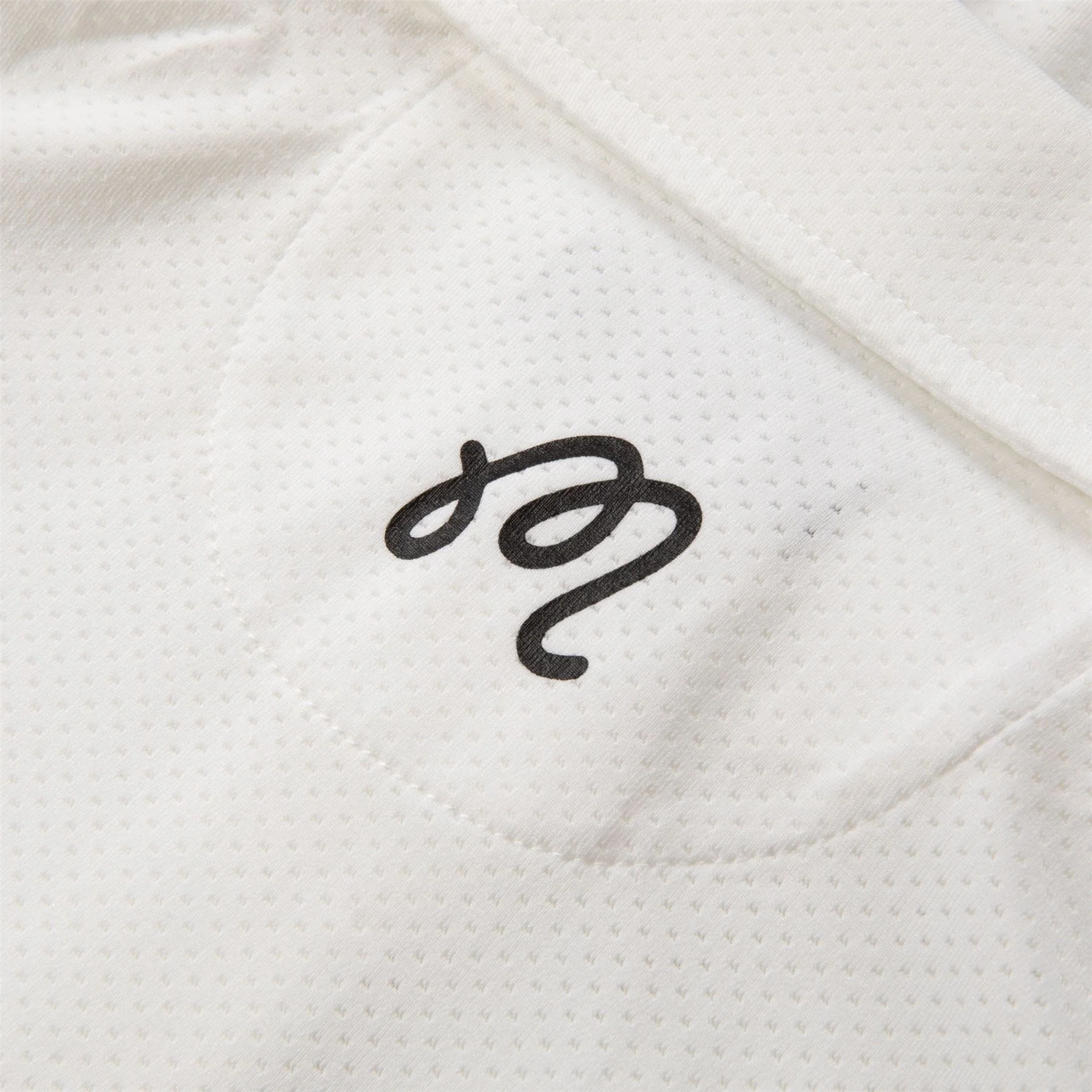 Evergreen Raglan Sleeve Mesh Polo White - Image 4