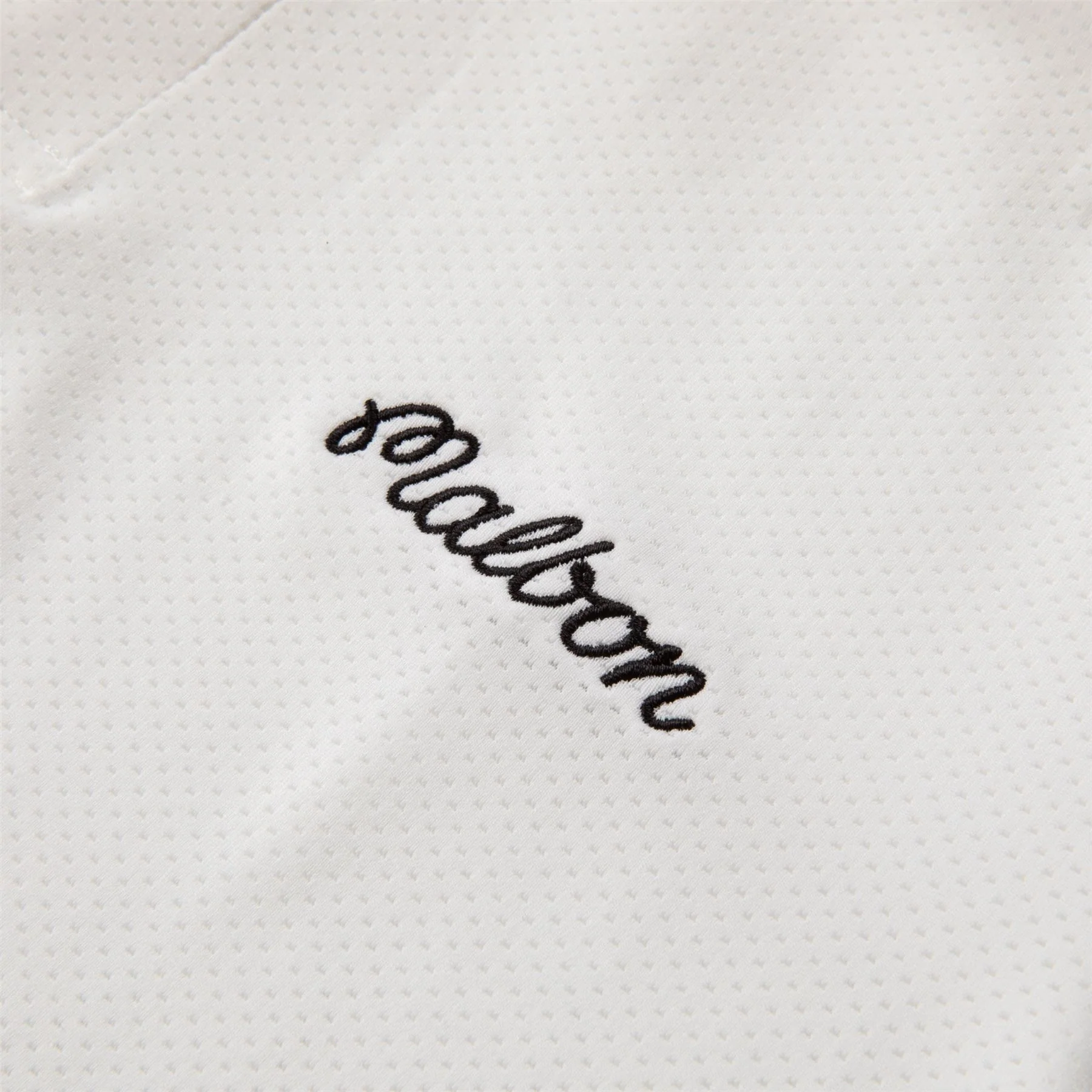 Evergreen Raglan Sleeve Mesh Polo White - Image 7