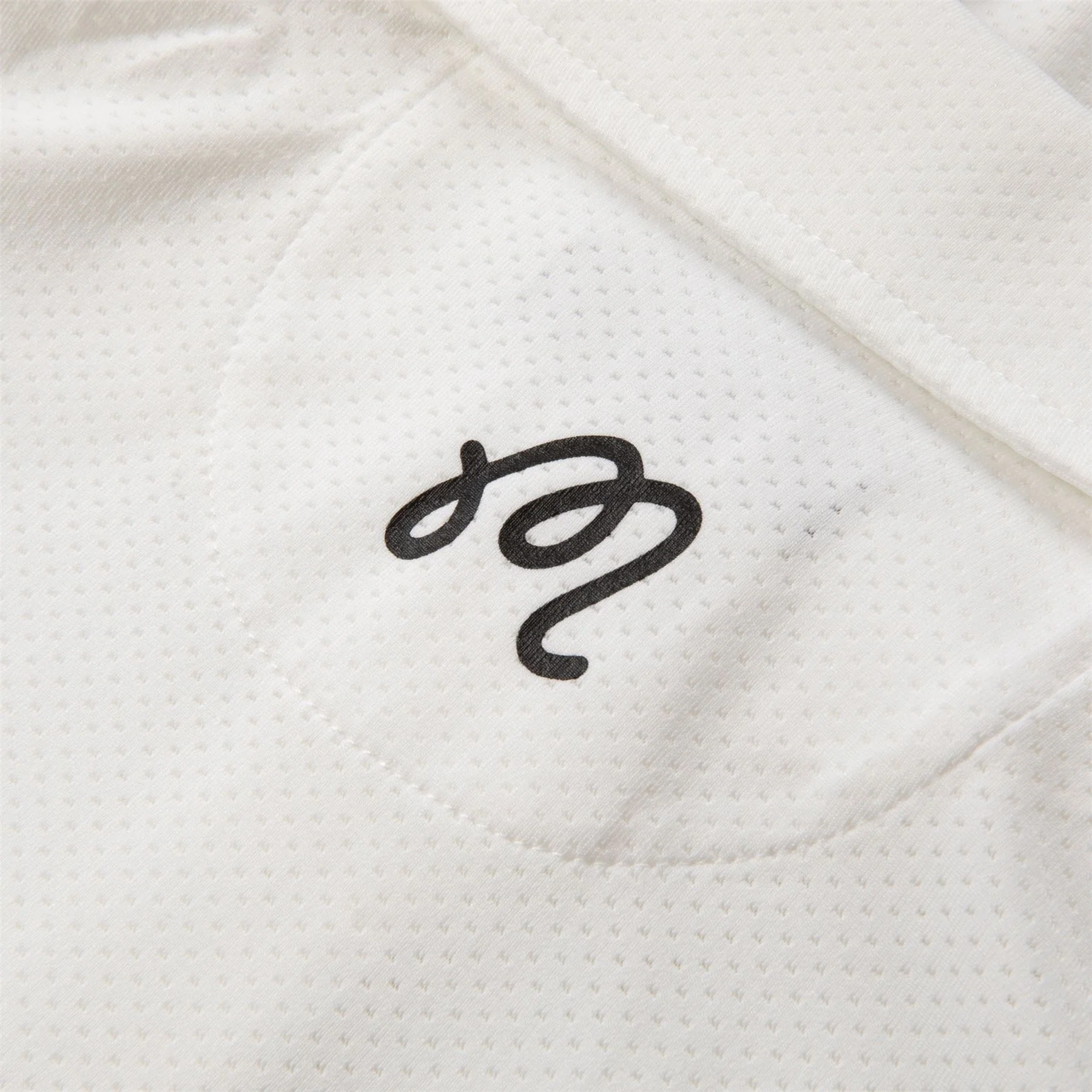 Evergreen Raglan Sleeve Mesh Polo White - Image 8