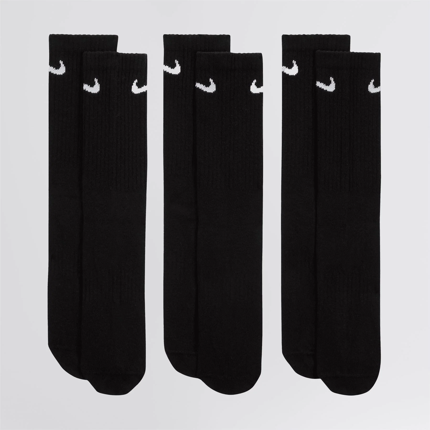 Everyday Lightweight Socks Black/White - Image 3