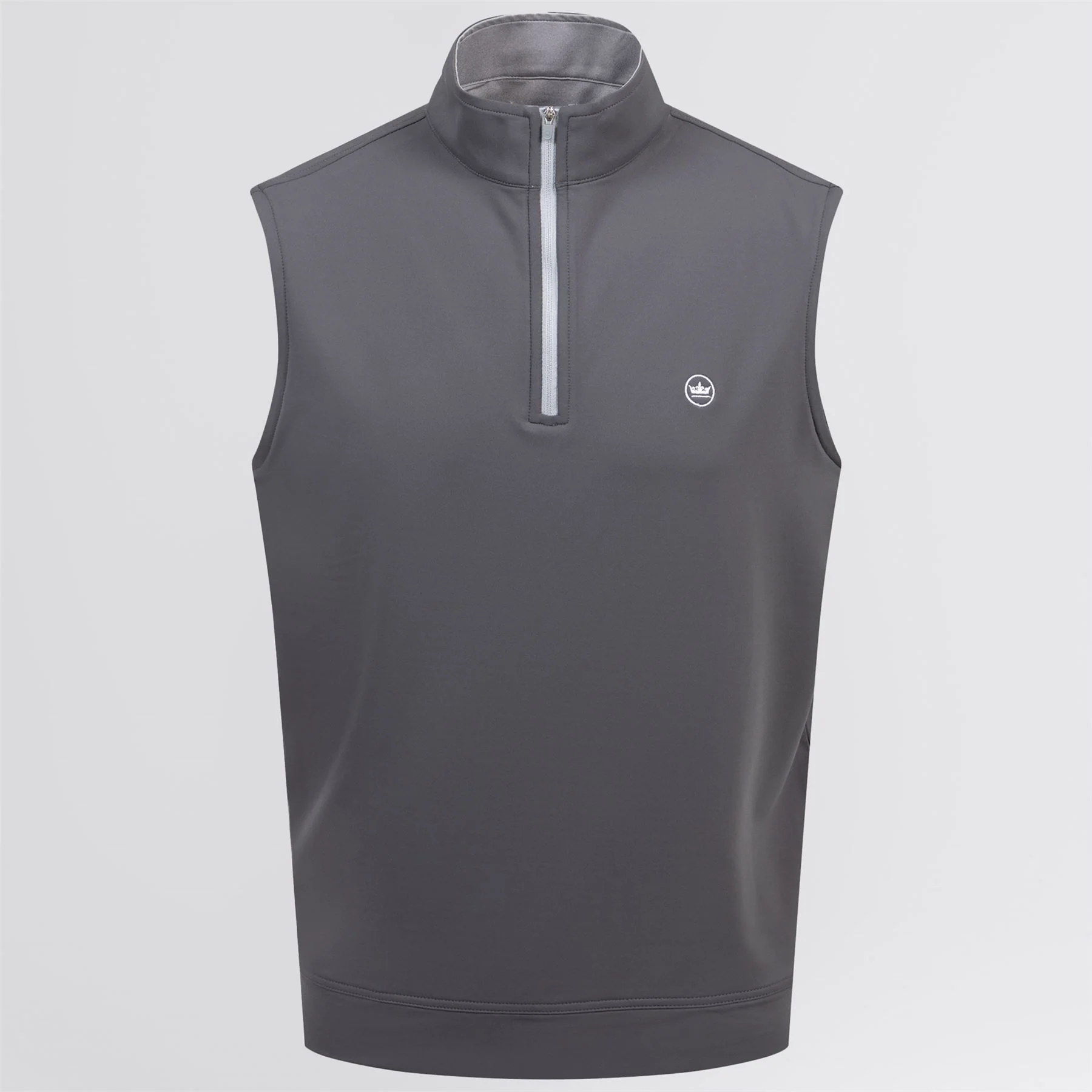 Galway Stretch Loop Ty Quarter Zip Vest Iron - Image 6