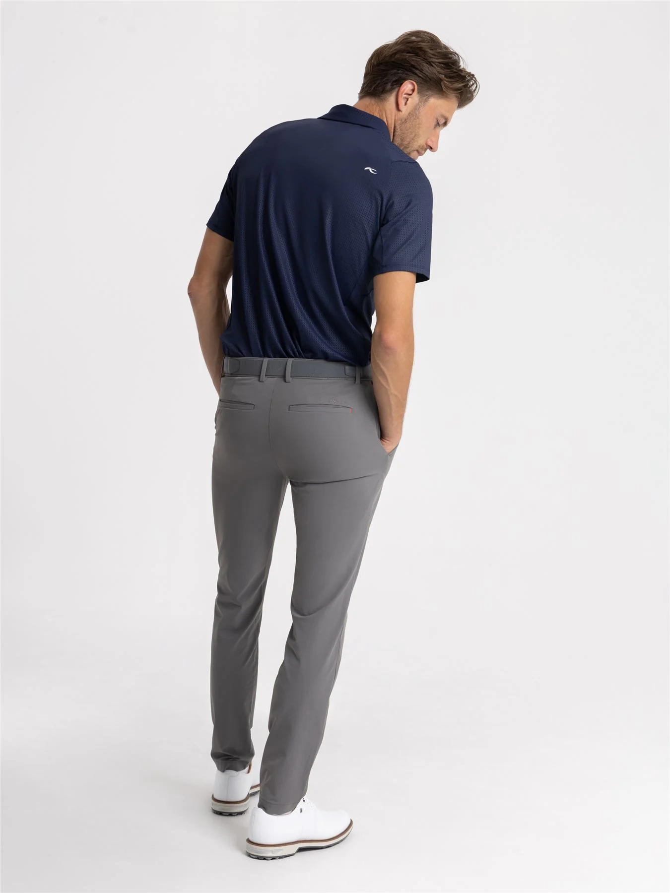 Iver Tailored Fit Trousers Steel Grey - Image 5