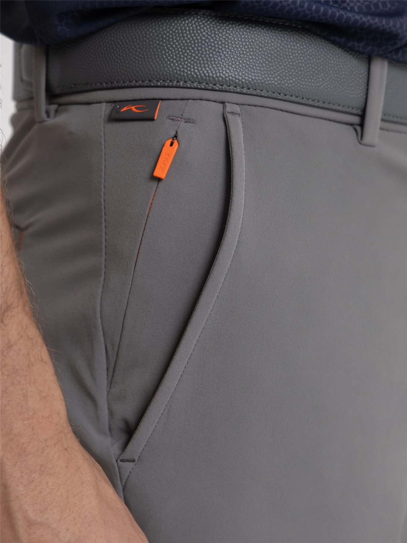 Iver Tailored Fit Trousers Steel Grey - Image 6