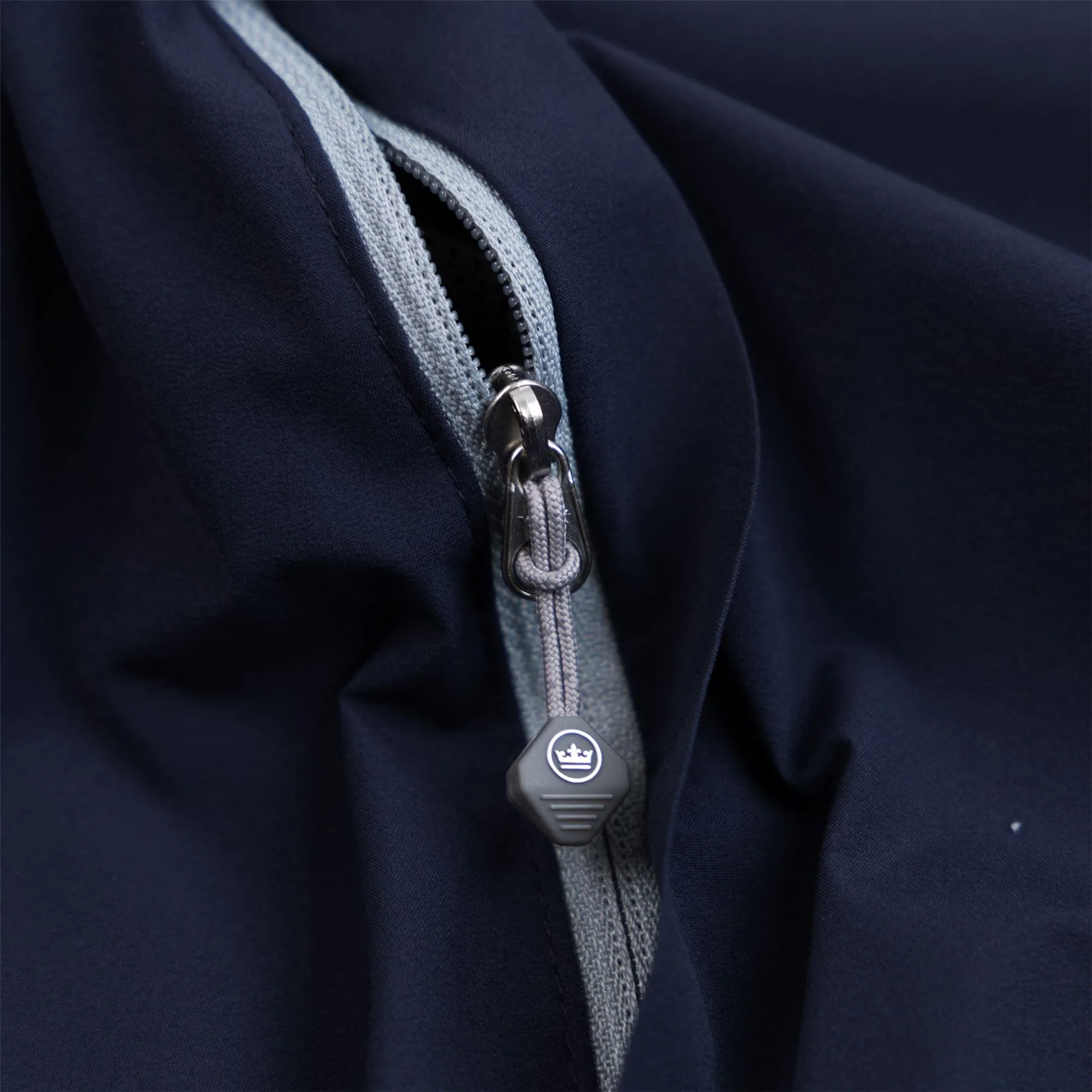 Shield Half Zip Rain Shell Classic Fit Waterproof Jacket Navy - Image 8